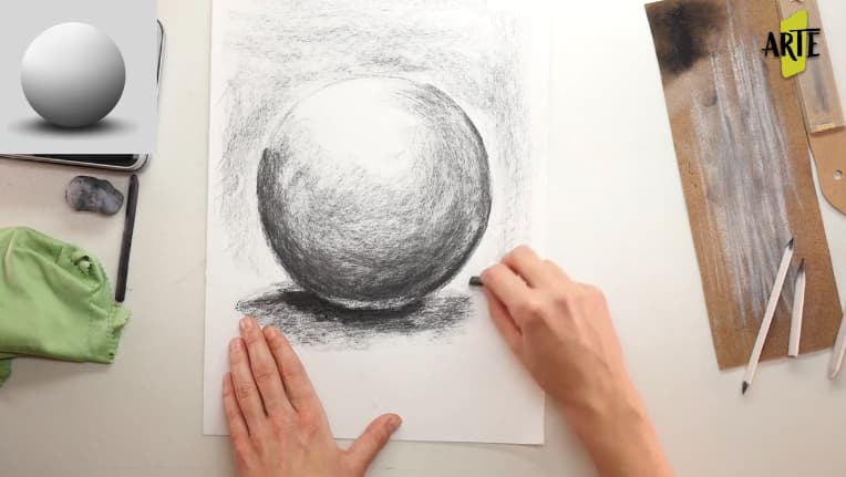 Cómo dibujar con carboncillo - Tutoriales arte de Totenart