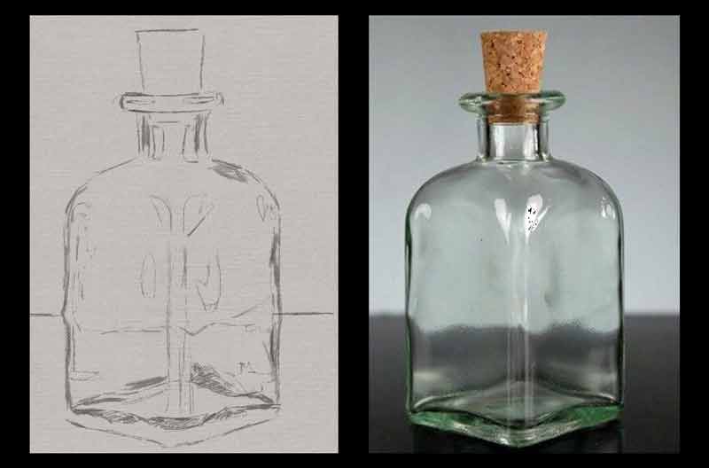 Cómo dibujar cristal en óleo - Tutoriales arte de Totenart