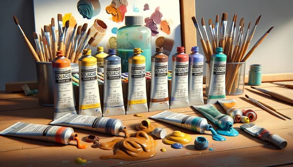 7 diferencias entre el gouache y el acrílico