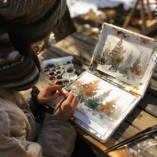 How to Paint with Watercolors to Combat Stress